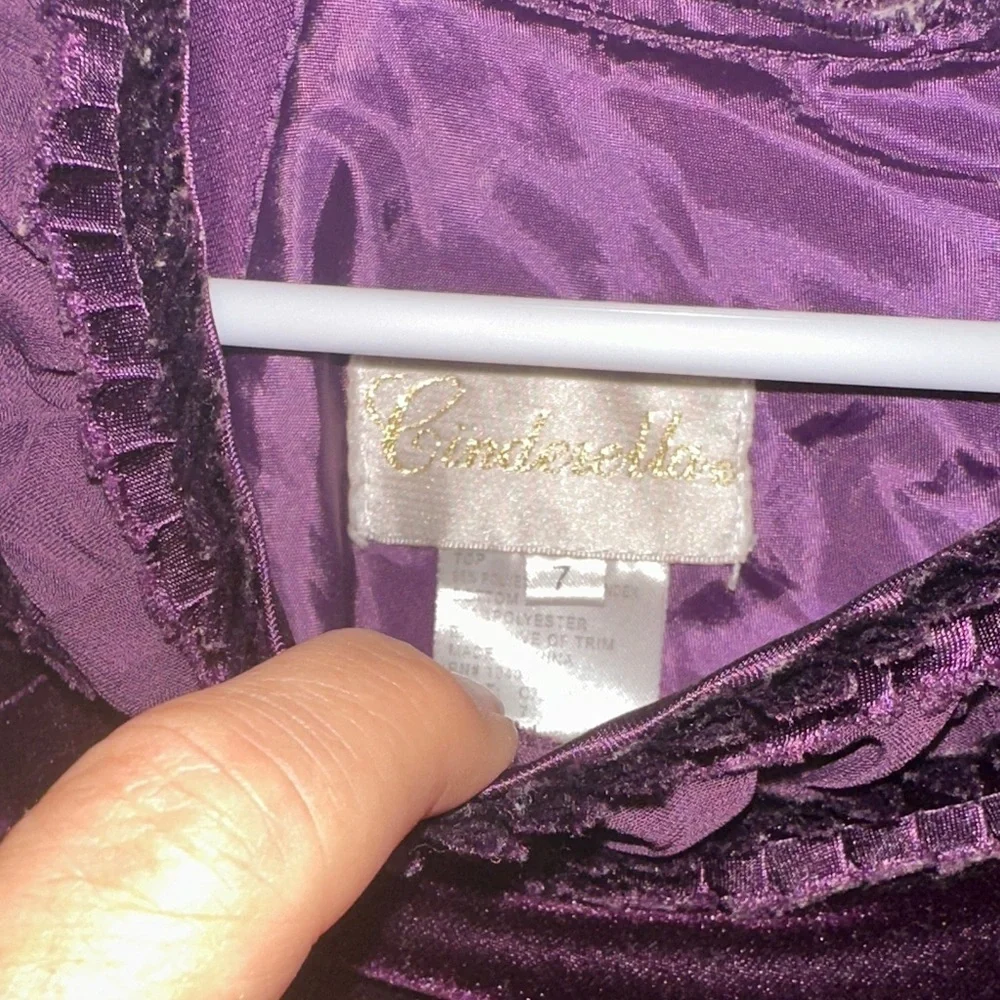 Cinderella Purple Formal Kids Dress Size 7